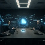 Expert-in-the-Loop AI architecture diagram showing human circuit breakers in autonomous enterprise systems