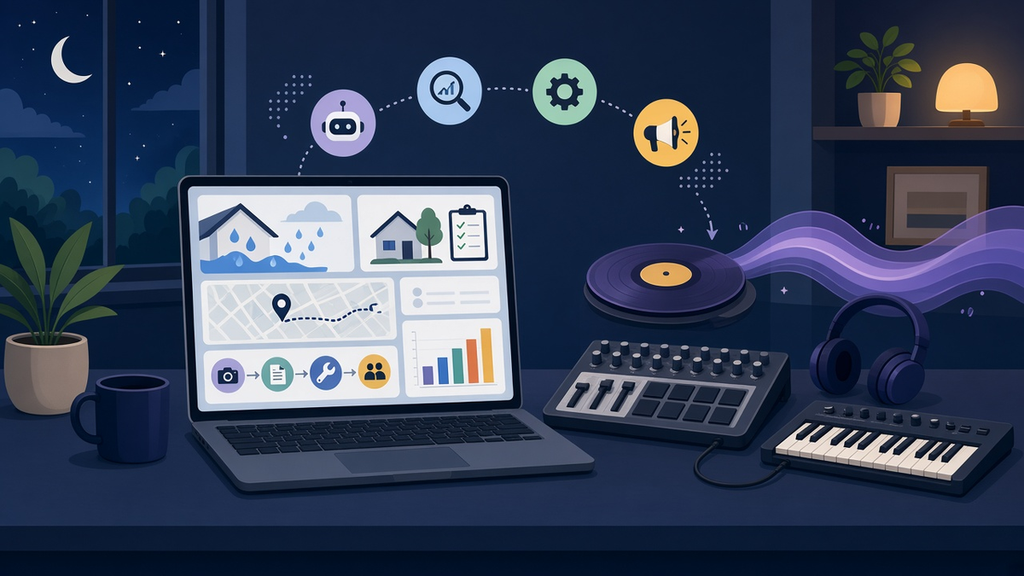 Illustration for article: One Saturday Night I Built 7 AI Agents, Made a G-Funk Album, and Realized This Is the Future