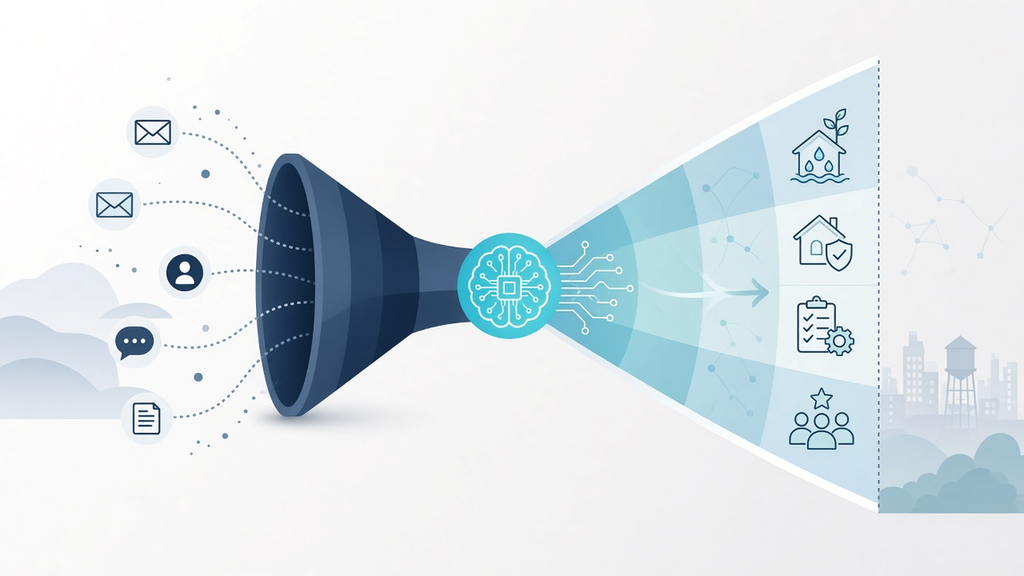 Illustration for article: The Reverse Funnel: How AI Turns Cold Outreach Into Inbound Leads