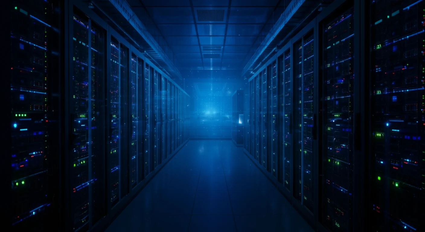 3am Shift — Server Room Running Alone at Night