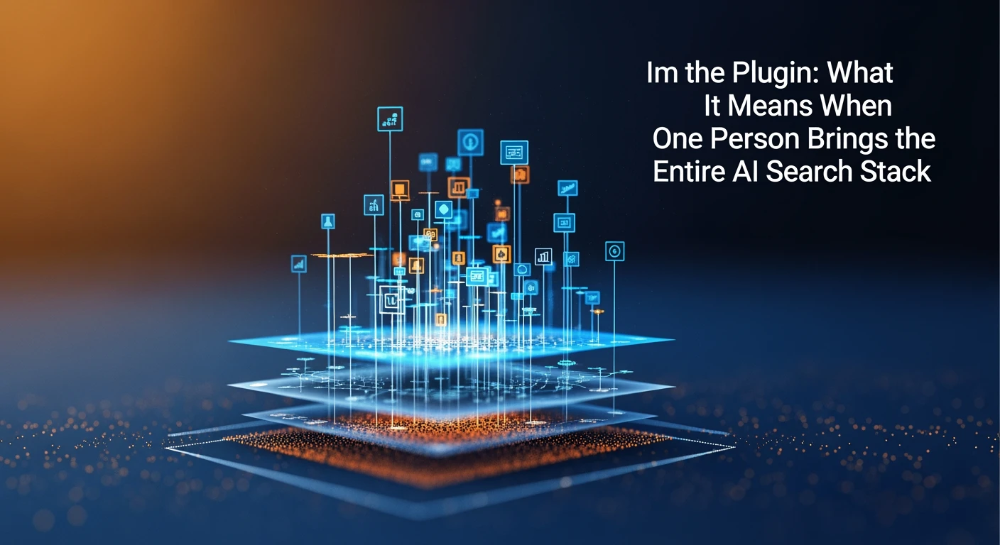 I’m the Plugin: What It Means When One Person Brings the Entire AI Search Stack