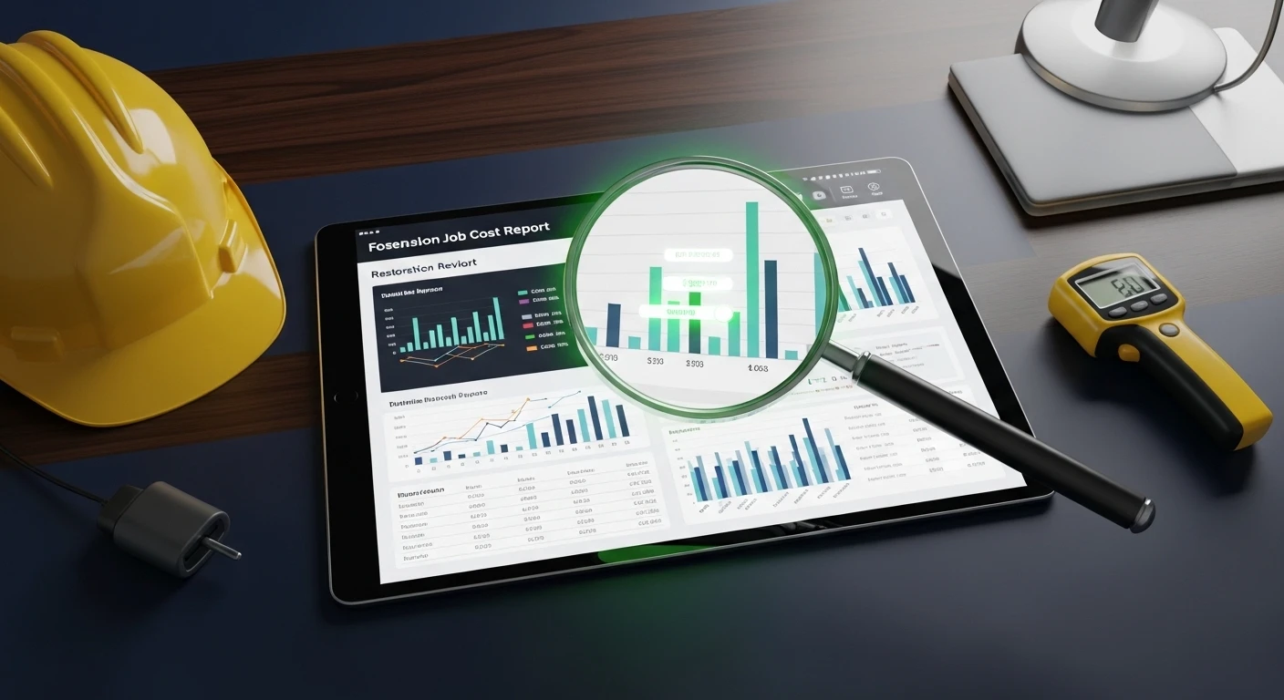 Reading a Job Cost Report in Restoration: What Each Number Actually Tells You