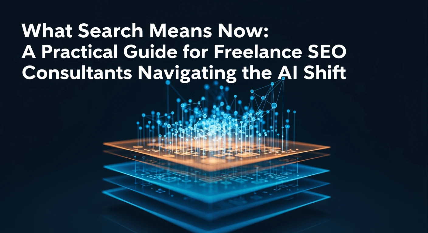 What Search Means Now: A Practical Guide for Freelance SEO Consultants Navigating the AI Shift — Visual
