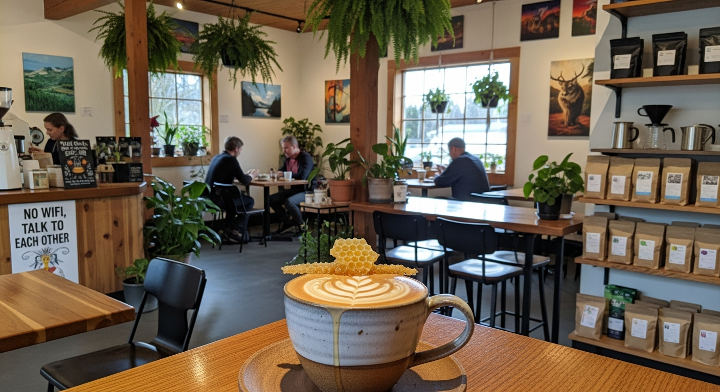 Cracken Coffee Roasters Is South Everett’s Best-Kept Secret — And the Honeycomb Latte Is Why