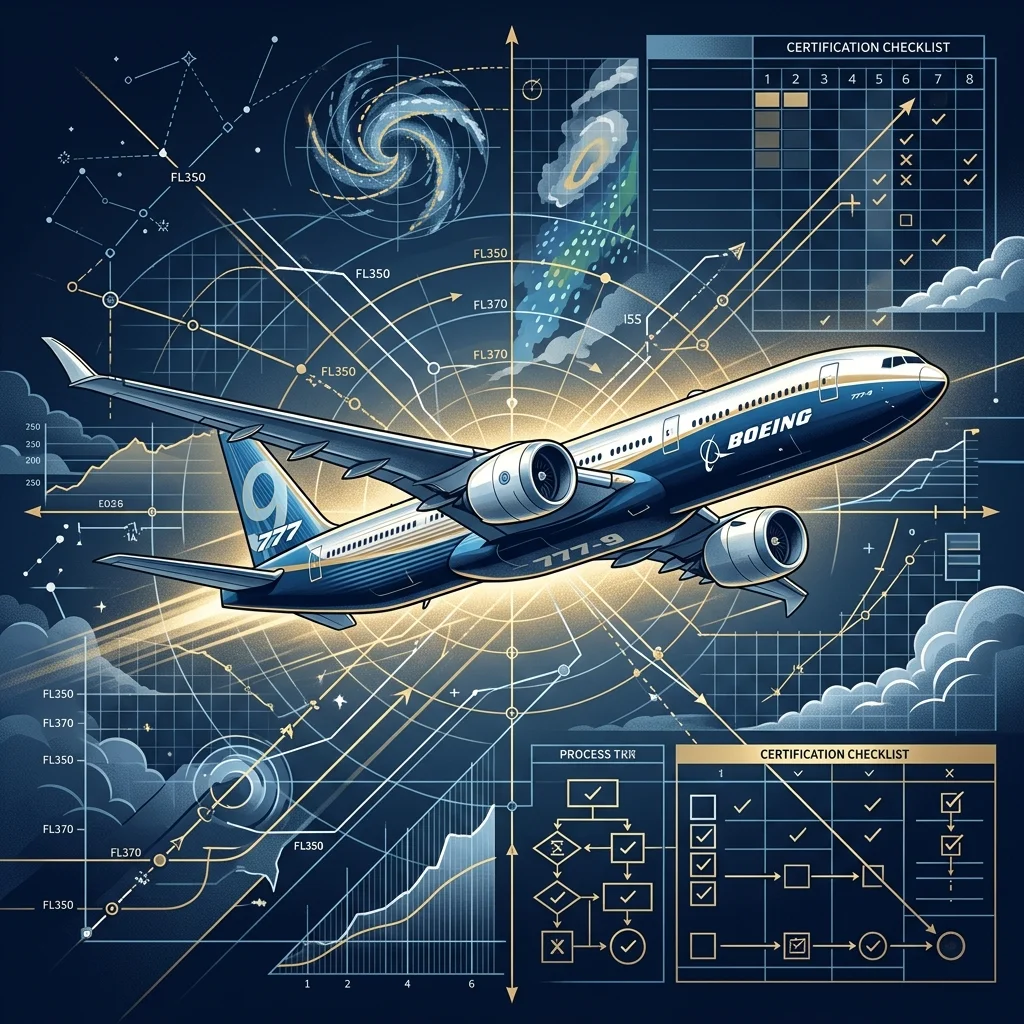 Boeing 777-9 Certification in 2026: The Complete Guide to TIA Phase 4B, Phase 5, F&R, ETOPS, and the Road to Q1 2027 Deliveries