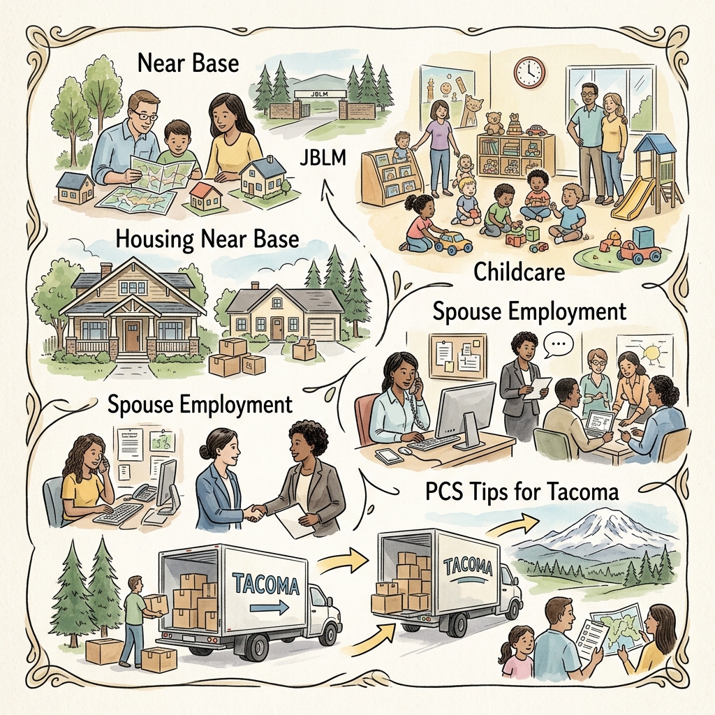 JBLM Military Family Guide: Housing Near Base, Childcare, Spouse Employment, and PCS Tips for Tacoma