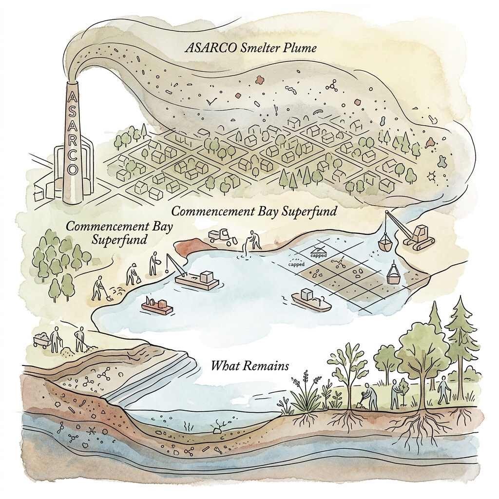 Tacoma’s Environmental Legacy: The Asarco Smelter Plume, Commencement Bay Superfund, and What Remains