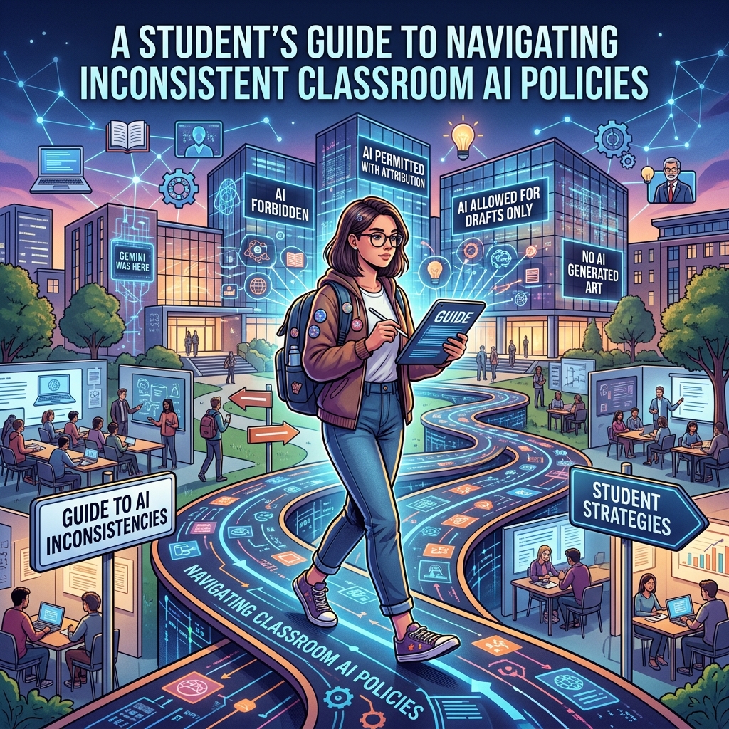 A Student’s Guide to Navigating Inconsistent Classroom AI Policies