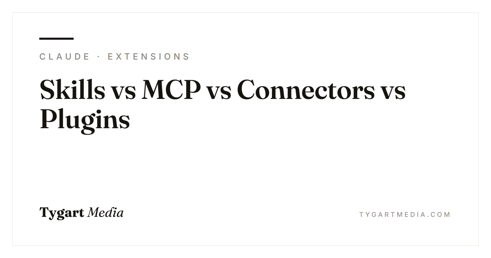 Claude Skills vs MCP vs Connectors vs Plugins: What Each One Is (2026 ...