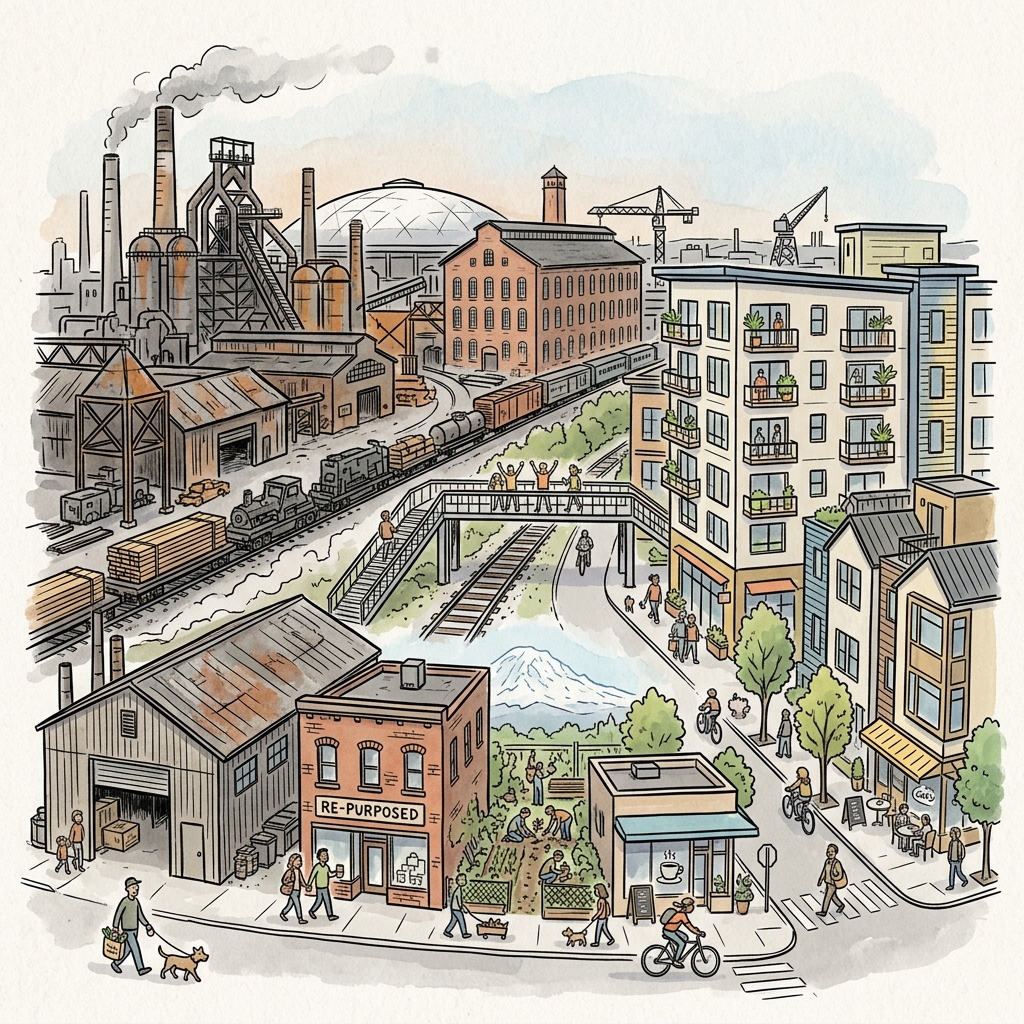 South Tacoma and Eastside: Industrial Heritage Meeting New Residential Development