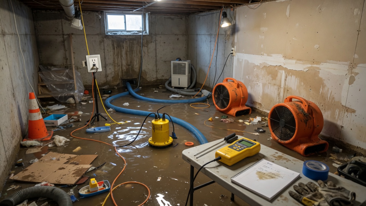 Basement water extraction