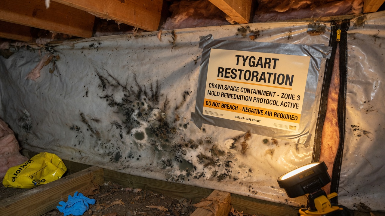 Crawl Space Mold Removal: Identification, Causes & Steps