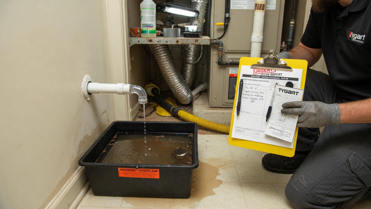 Tygart Field Case restoration still: 12 hvac condensate.