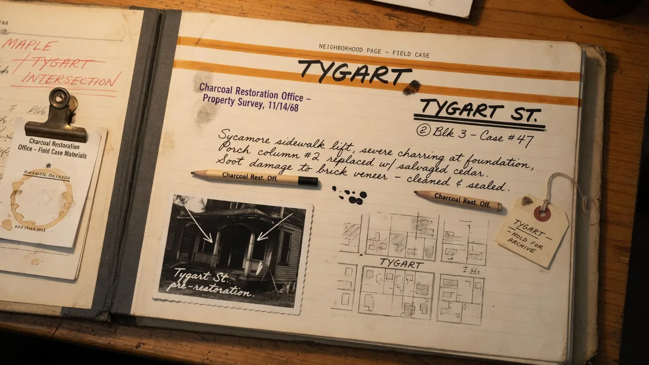 Neighborhood folio Field Case still.