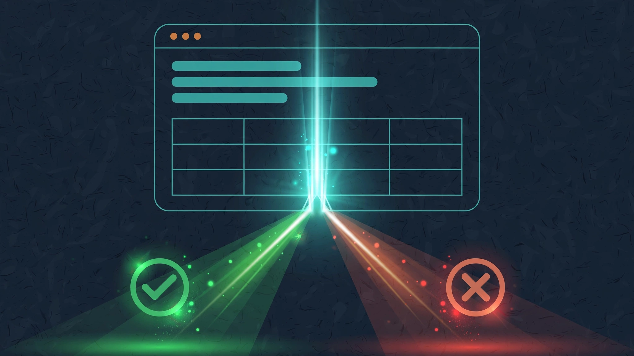 A page being scored on two axes — citation readiness and agent interaction readiness — with a binary PASS or FAIL result.