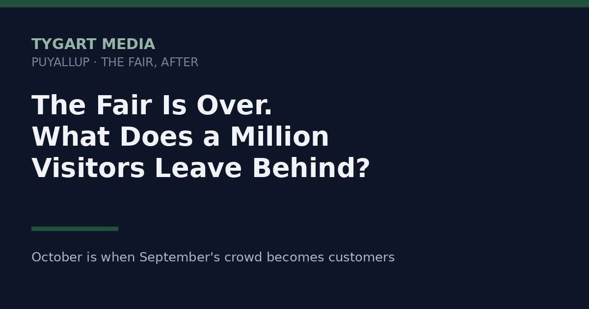 The Fair is over: what does a million visitors leave behind?